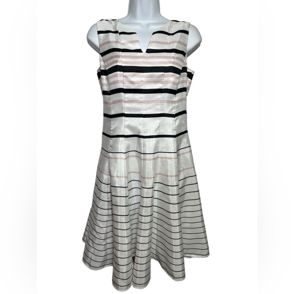 Danny and Nicole Dress size 4 fun black & pink summer sleeveless dress 🖤🖤